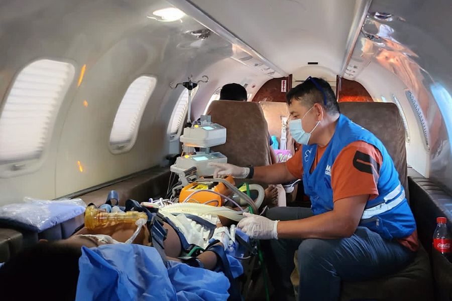 Salta cuenta con vuelos sanitarios en el sistema público de salud