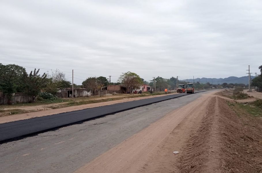 La Provincia completó la pavimentación de 2,4 kilómetros de la ruta nacional Tartagal – Tonono