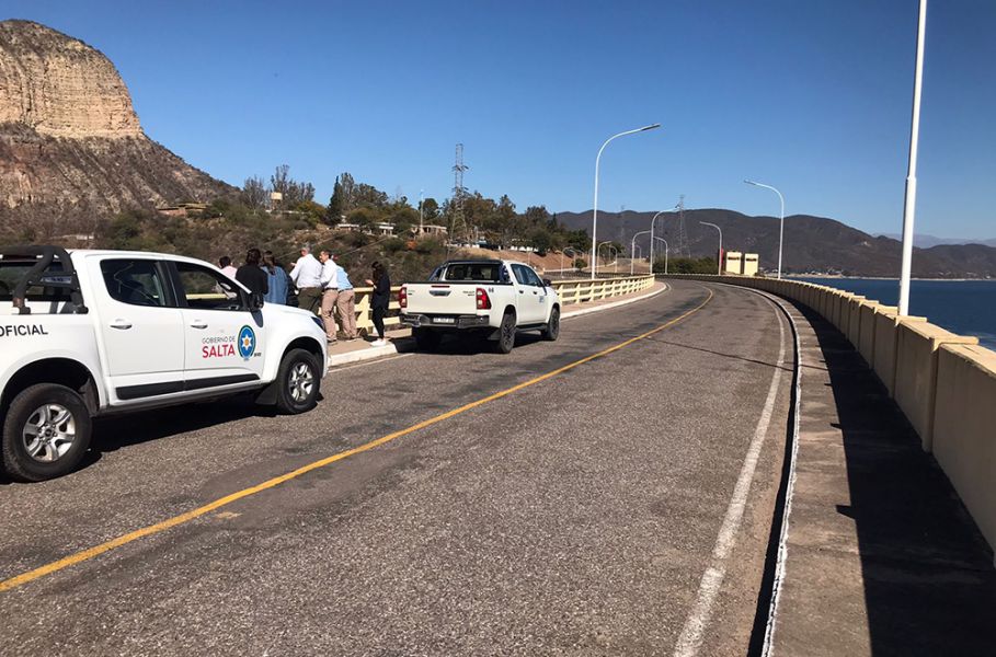 El Gobierno recorrió las Centrales Hidroeléctricas de Cabra Corral y El Tunal