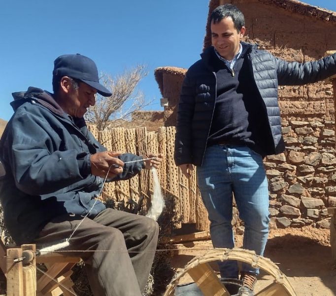 Desarrollo Social fortalece la actividad laboral de trabajadores en parajes de los Valles Calchaquíes