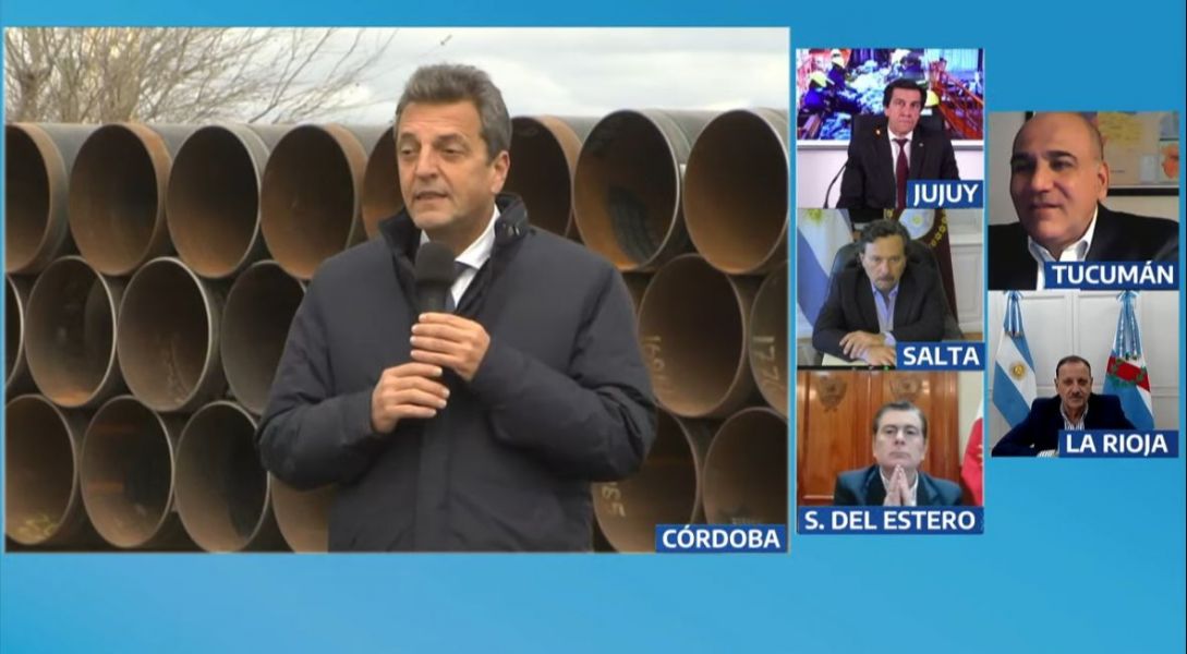 Sáenz: “La reversión del Gasoducto Norte garantizará el suministro de gas a usuarios e industrias del NOA”