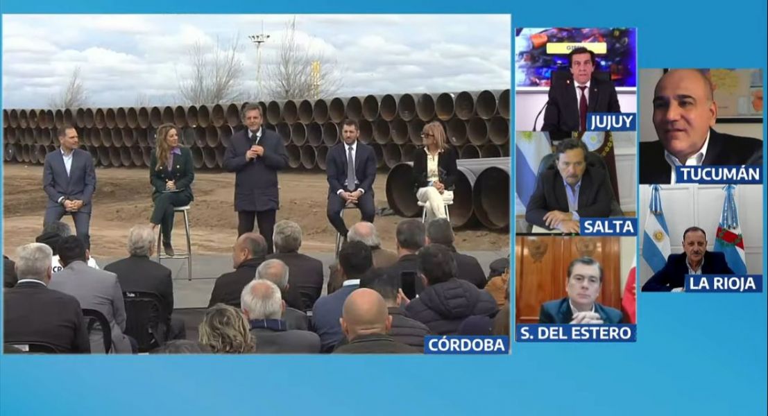 Sáenz: “La reversión del Gasoducto Norte garantizará el suministro de gas a usuarios e industrias del NOA”