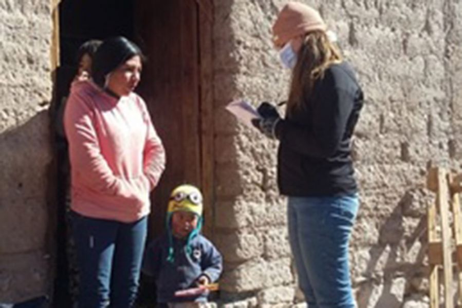 Desarrollo Social relevó familias de parajes de San Antonio de los Cobres