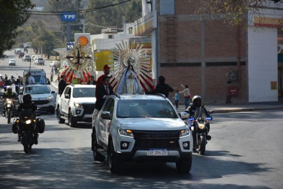Por segundo año consecutivo las Imágenes Peregrinas recorrieron barrios de la Ciudad de Salta