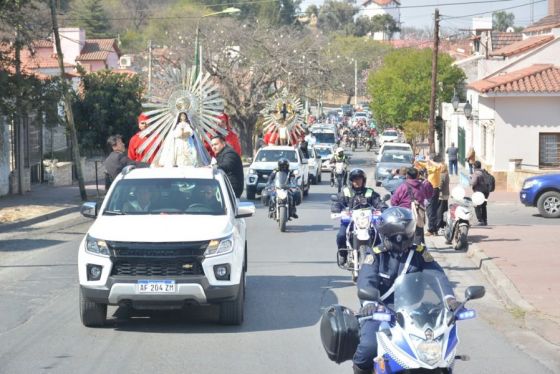 Por segundo año consecutivo las Imágenes Peregrinas recorrieron barrios de la Ciudad de Salta