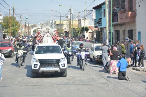 Por segundo año consecutivo las Imágenes Peregrinas recorrieron barrios de la Ciudad de Salta