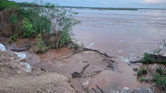 Continúa el monitoreo constante del rio Pilcomayo en Santa Victoria Este