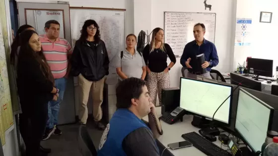 Autoridades de los Parques Urbanos conocieron el funcionamiento del Sistema de Emergencias 911