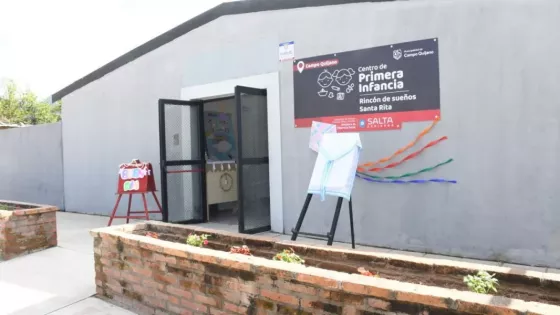 Un espacio de cuidado y oportunidades: Sáenz inauguró el nuevo Centro de Primera Infancia en Campo Quijano