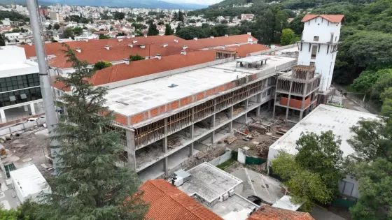 Avanza la ampliación del hospital San Bernardo con el nuevo bloque crítico y la sala de esterilización