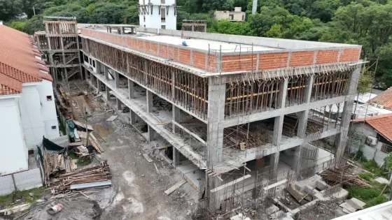Avanza la ampliación del hospital San Bernardo con el nuevo bloque crítico y la sala de esterilización