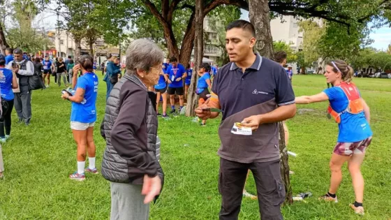 Jornada de sensibilización vial en la Media Maratón Salta