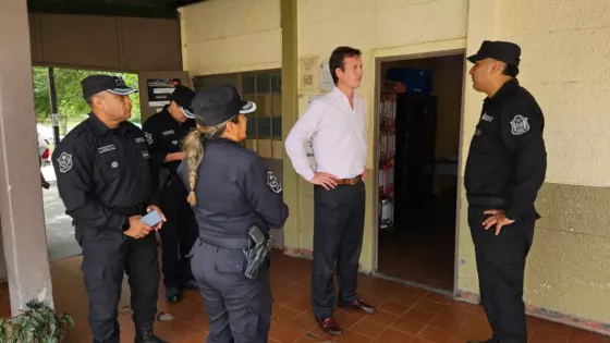 Supervisan el servicio policial en la zona norte