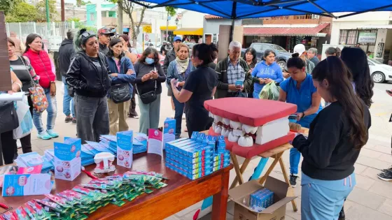 Salud Pública realizó una jornada de prevención y promoción de la higiene bucal en el hospital San Bernardo