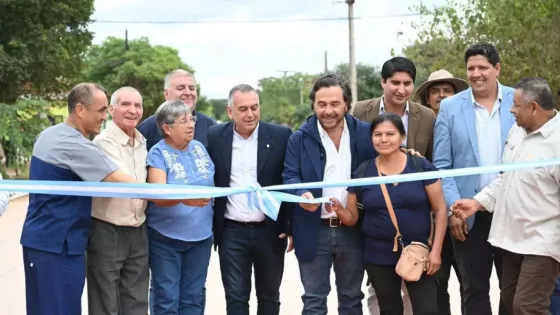 Inauguración de pavimento