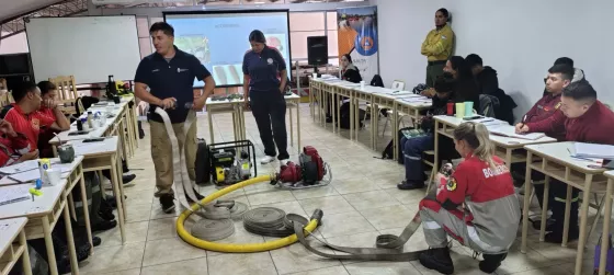 Finalizó el Segundo Curso Básico de Combatientes de Incendios Forestales