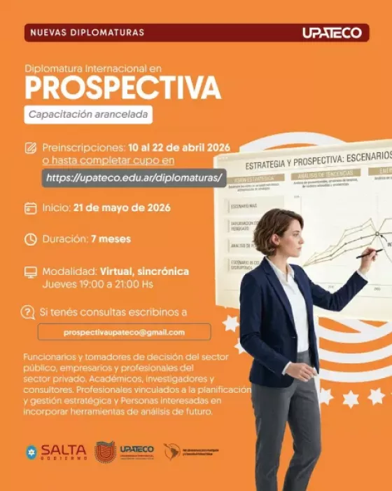 UPATecO suma nuevas diplomaturas en áreas estratégicas: enoturismo, finanzas, prospectiva y derecho laboral