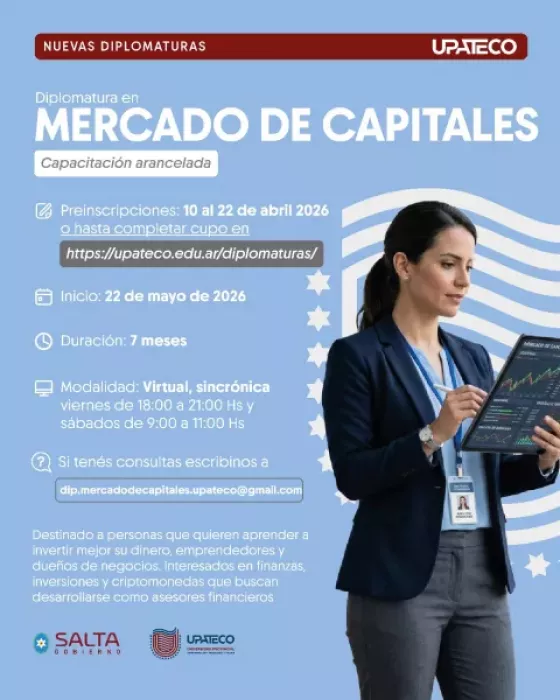 UPATecO suma nuevas diplomaturas en áreas estratégicas: enoturismo, finanzas, prospectiva y derecho laboral