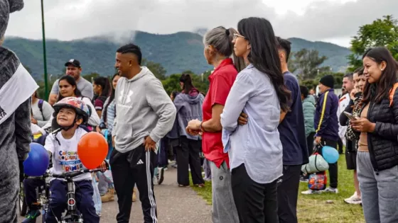 Más de 170 estudiantes participaron de una bicicleteada en el Parque Bicentenario