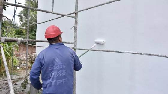 Obras de ampliación en el centro de salud de barrio Tres Cerritos