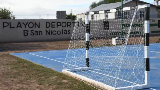 El gobernador Sáenz inauguró en Coronel Moldes un nuevo playón deportivo que integra a cuatro barrios
