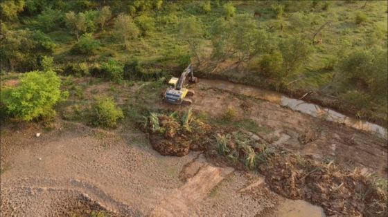 Realizan canalizaciones en el Itiyuro y El Limón.