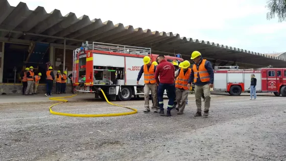 El Sistema de Emergencias 9-1-1 participó en un simulacro de incendio en la COPROTAB