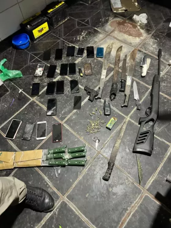 Megaoperativo de seguridad en Orán.