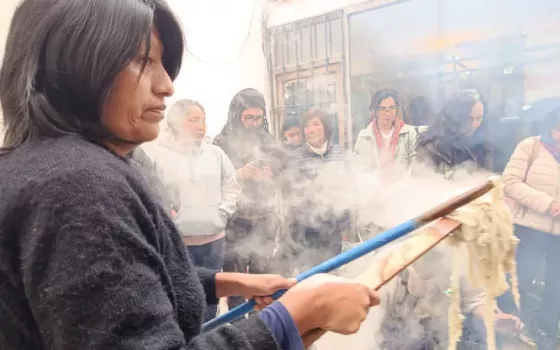 Con amplia participación se realizó el Taller de Tintes Naturales en Cafayate