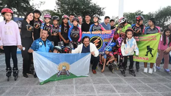 En El Carril, Sáenz anunció la construcción de la primera pista de patinaje de nivel internacional de Salta