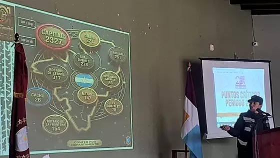 Presentaron en Metán el trabajo técnico científico de la siniestralidad vial y puntos críticos