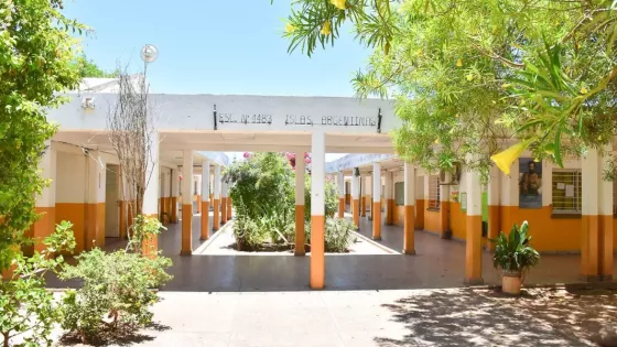 Construyeron un tinglado en la Escuela N°4.483 de Luis Burela