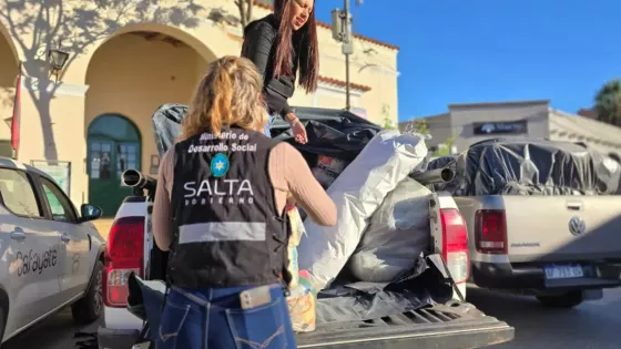 Desarrollo Social continúa con el operativo “Salta Te Abriga” en municipios del interior provincial