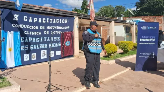 Motociclistas de General Pizarro fueron capacitados para una conducción segura