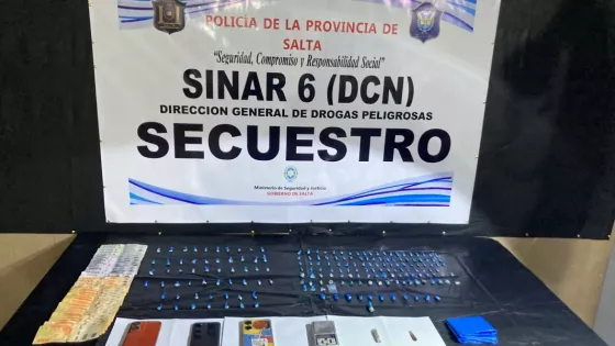 Detenidos y más de 6400 dosis de droga incautadas en distintos procedimientos