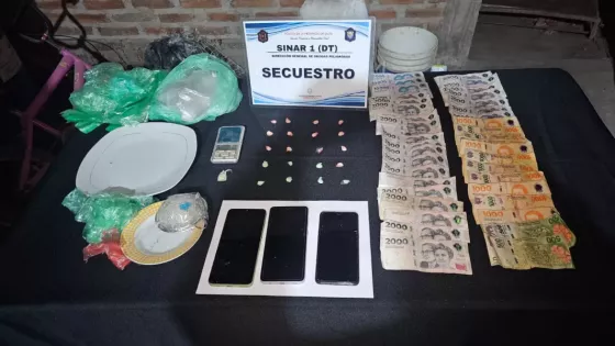 Detenidos y más de 6400 dosis de droga incautadas en distintos procedimientos