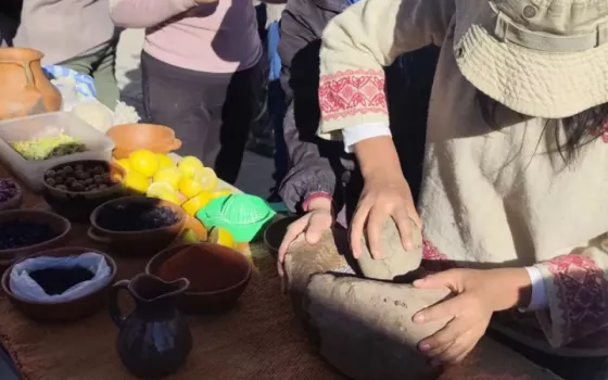 Con amplia participación se realizó el Taller de Tintes Naturales en Payogasta
