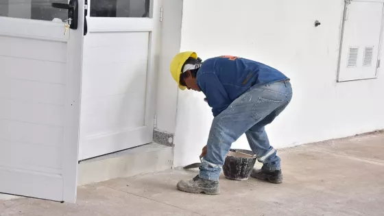 Obra de ampliación en el IES 6.017 “Amadeo Sirolli” de General Güemes