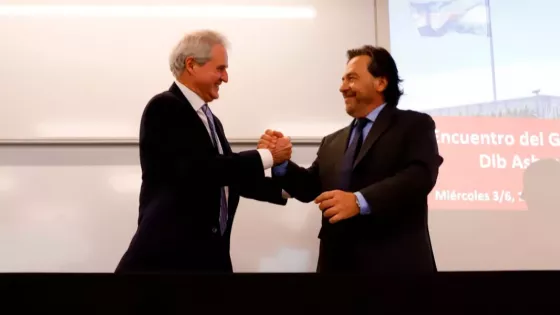 Sáenz firmó un convenio con la Universidad Torcuato Di Tella