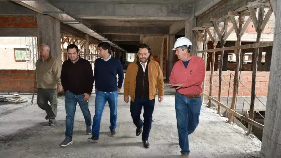 Sáenz supervisó la obra de la Ciudad Judicial de Orán, que avanza con apoyo económico de la Provincia