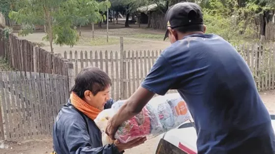 El Ministerio de Desarrollo Social distribuye un refuerzo alimentario a comunidades originarias de Embarcación y Pichanal