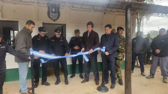 Inauguraron un puesto de la Policía Rural en paraje La Bomba