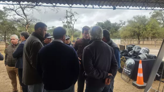 Inauguraron un puesto de la Policía Rural en paraje La Bomba