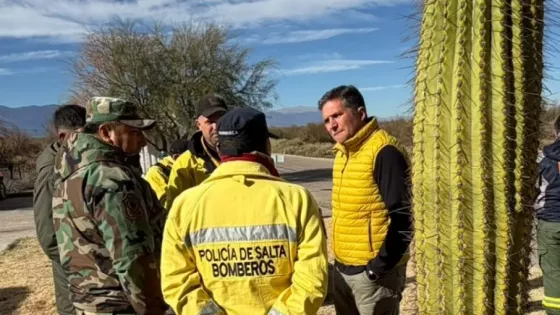 Intensificaron los trabajos de lucha contra los incendios en Cafayate