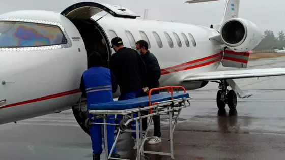 Se realizaron seis traslados aéreos sanitarios en 48 horas