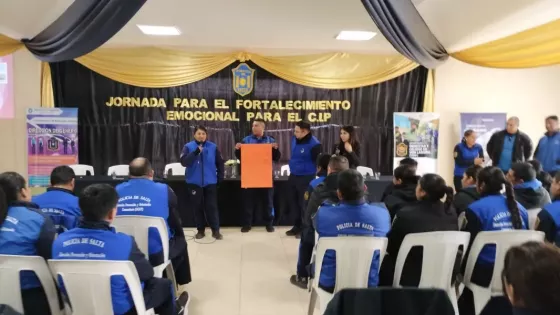 Continúan las capacitaciones de Bienestar Policial para efectivos de la fuerza de seguridad
