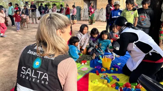 Operativo integral de entrega de módulos alimentarios a comunidades originarias de Tartagal