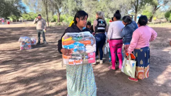Operativo integral de entrega de módulos alimentarios a comunidades originarias de Tartagal