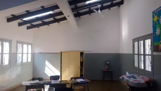 Refacciones en la escuela “César A. Torino” de Copo Quile
