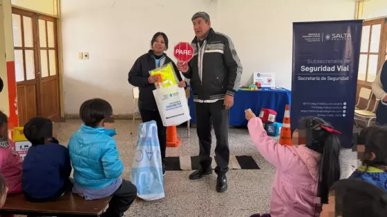 Más de 130 alumnos primarios de Cerrillos se capacitaron en como Promotores Viales